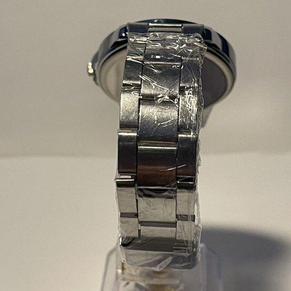 CINCINNATI BENGALS NFL Team Logo Men's Stainless-Steel Silver Analog Watch NEW - Picture 8 of 11